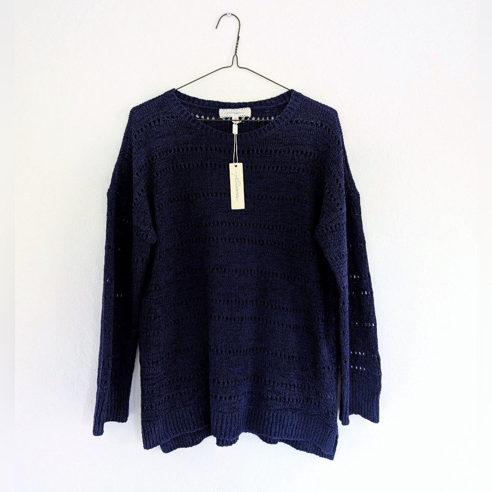 Pointelle Sweater